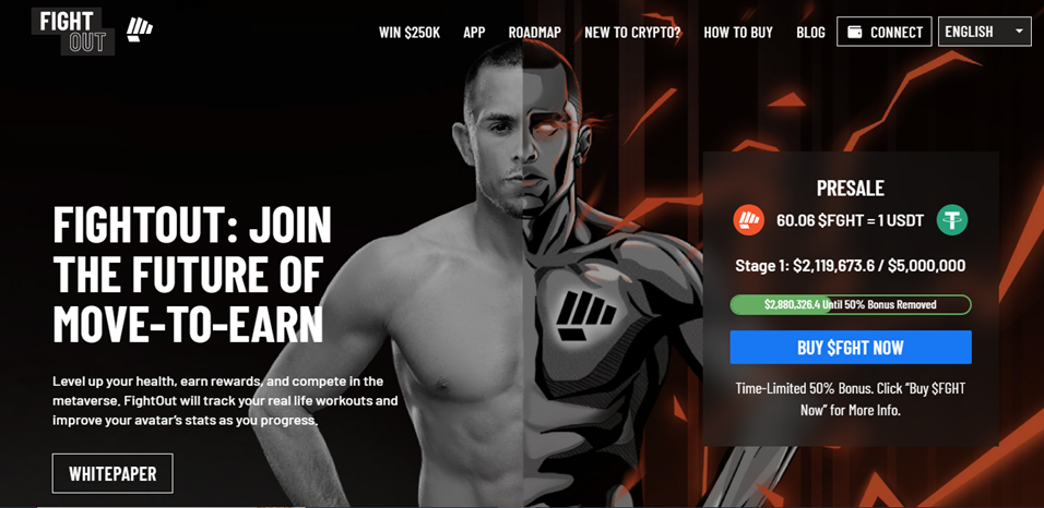 FightOut Crypto Presale Earn Free Cryptocurrency for Working Out - Best Move to Earn Token?