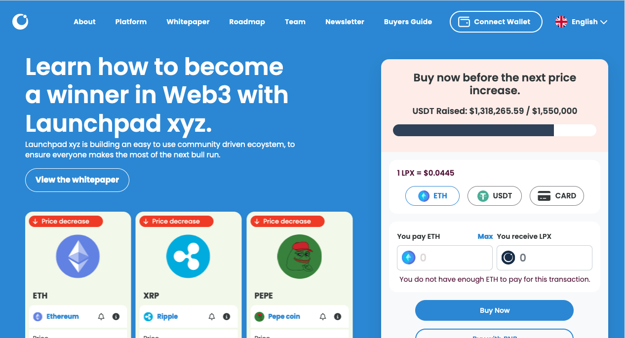 Next Cryptocurrency to Explode Thursday, 17 August - Launchpad XYZ, Synthetix, Rocket Pool